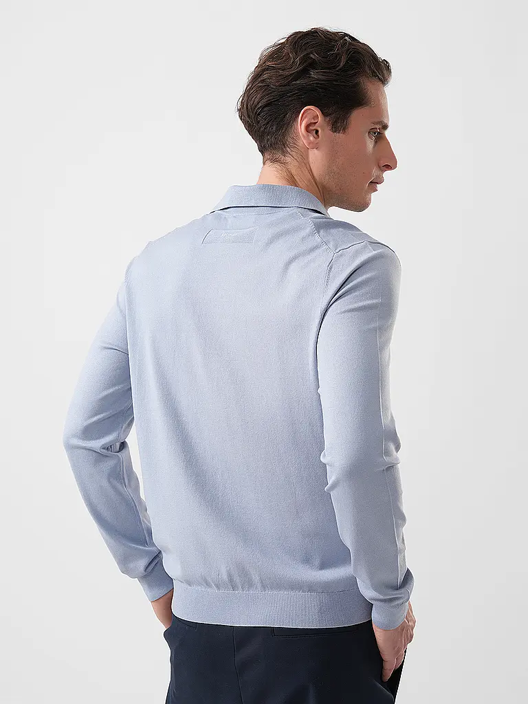 HUGO | Strickjacke SAN JORDAN-CV | Hellblau