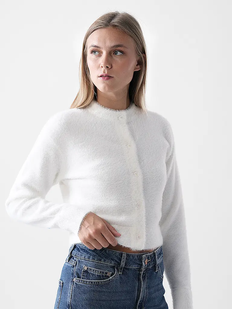 HUGO | Strickjacke SFURRY_B | creme