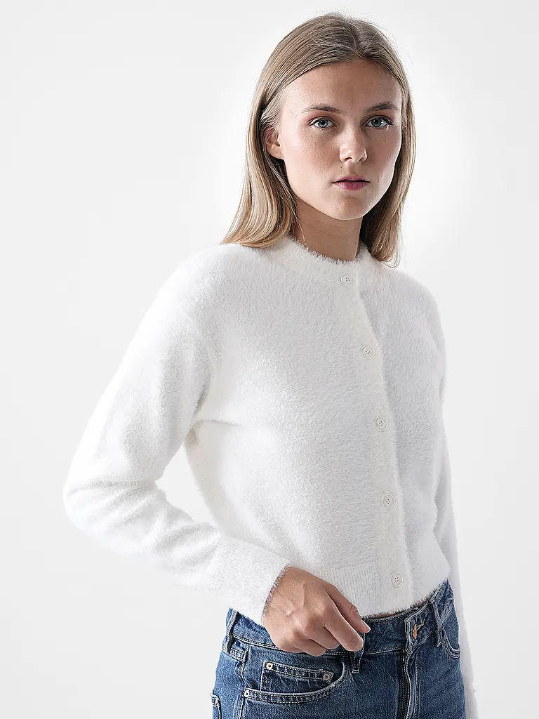 HUGO | Strickjacke SFURRY_B | creme