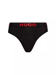 HUGO | String white  | schwarz