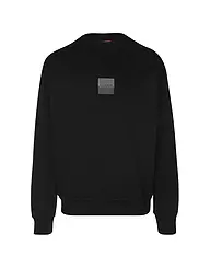 HUGO | Sweater DUSPLITED | schwarz