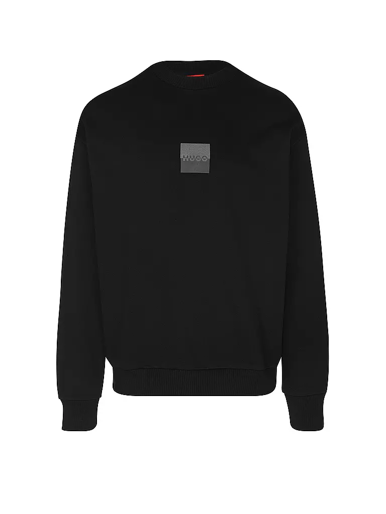 HUGO | Sweater DUSPLITED | schwarz