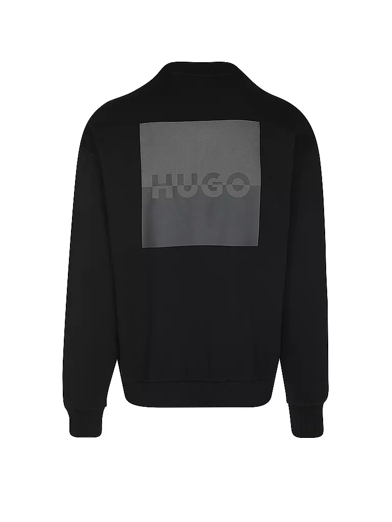 HUGO | Sweater DUSPLITED | schwarz