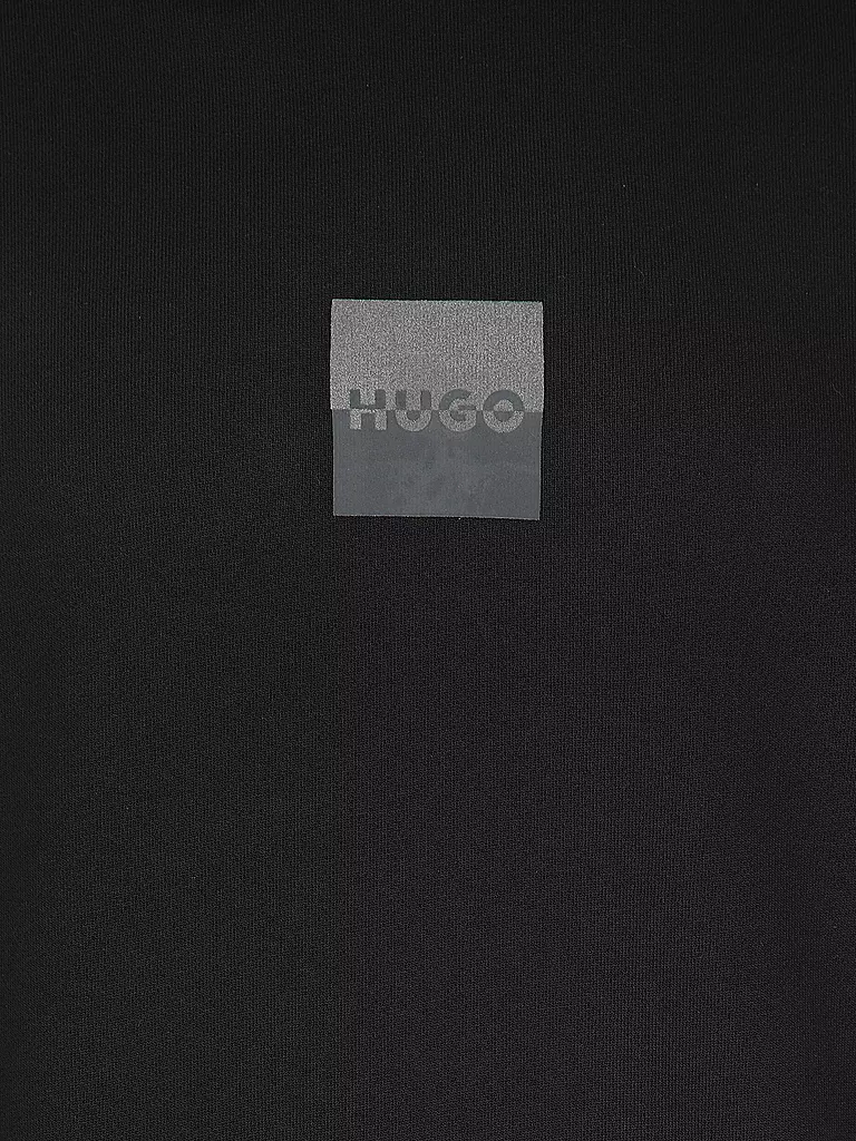 HUGO | Sweater DUSPLITED | schwarz