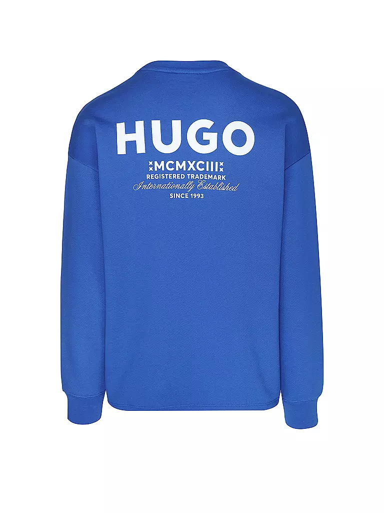 HUGO | Sweater NAVIU | blau