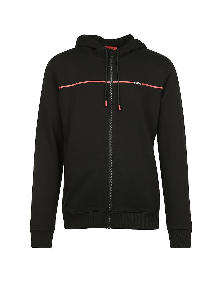 HUGO | Sweatjacke Dapie | schwarz