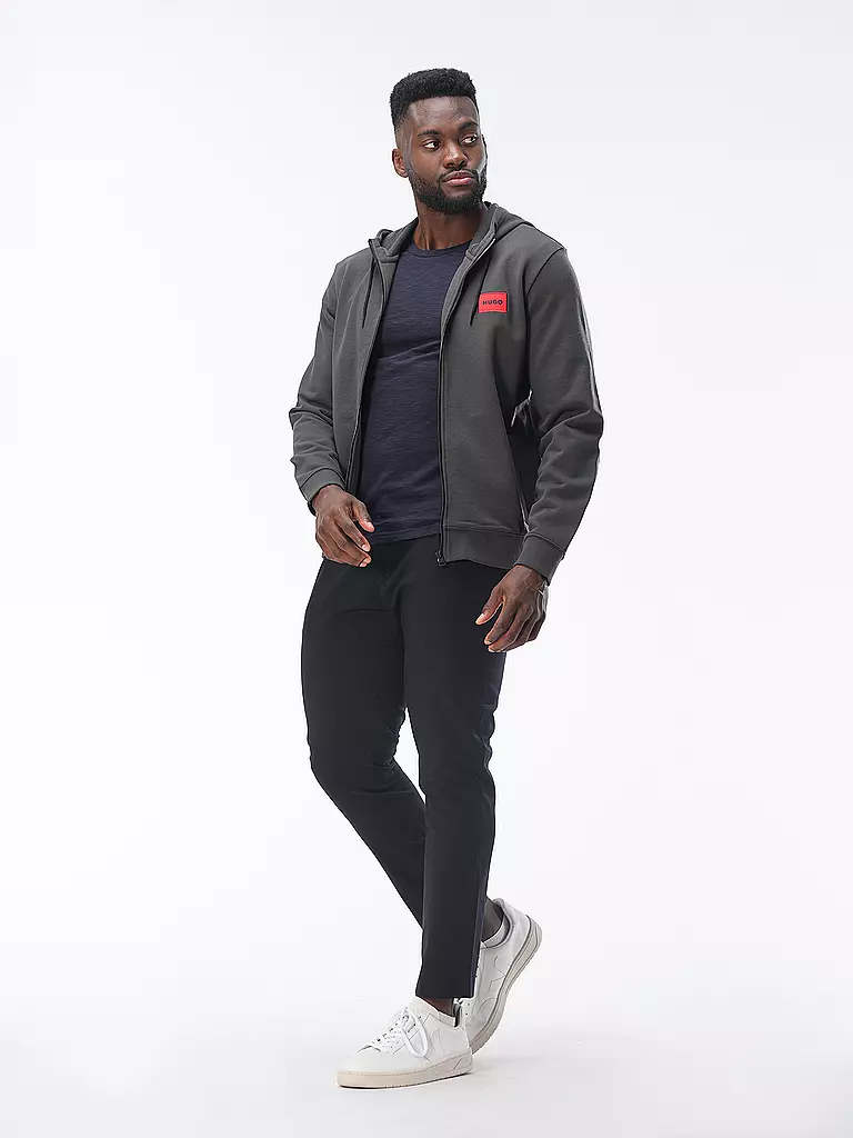 HUGO | Sweatjacke DAPLE 212 | grau