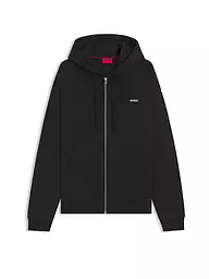 HUGO | Sweatjacke DAPOZIP | schwarz