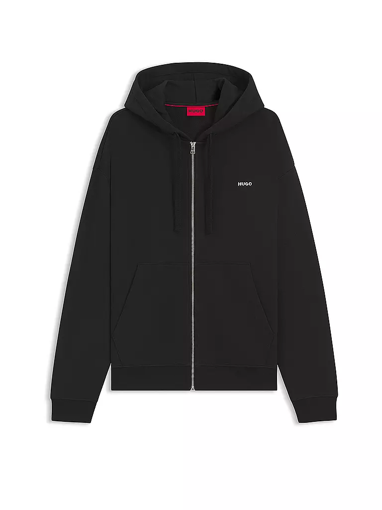 HUGO | Sweatjacke DAPOZIP | schwarz