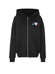 HUGO | Sweatjacke DOA | schwarz