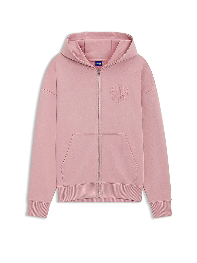 HUGO | Sweatjacke DOA_B_3  | Rosa