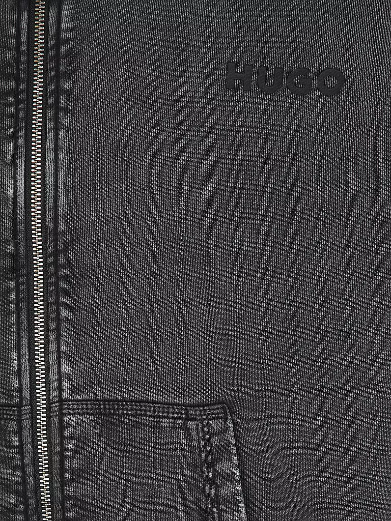 HUGO | Sweatjacke NEBUDI | schwarz