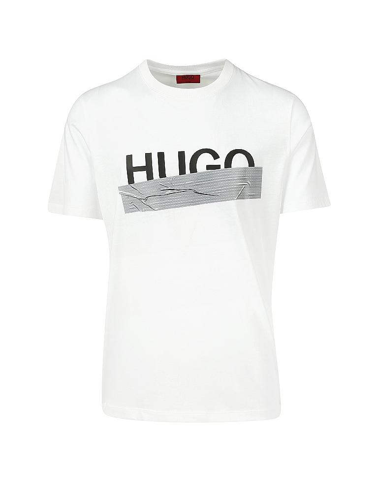 HUGO | T-Shirt " Dicagolina " | weiß