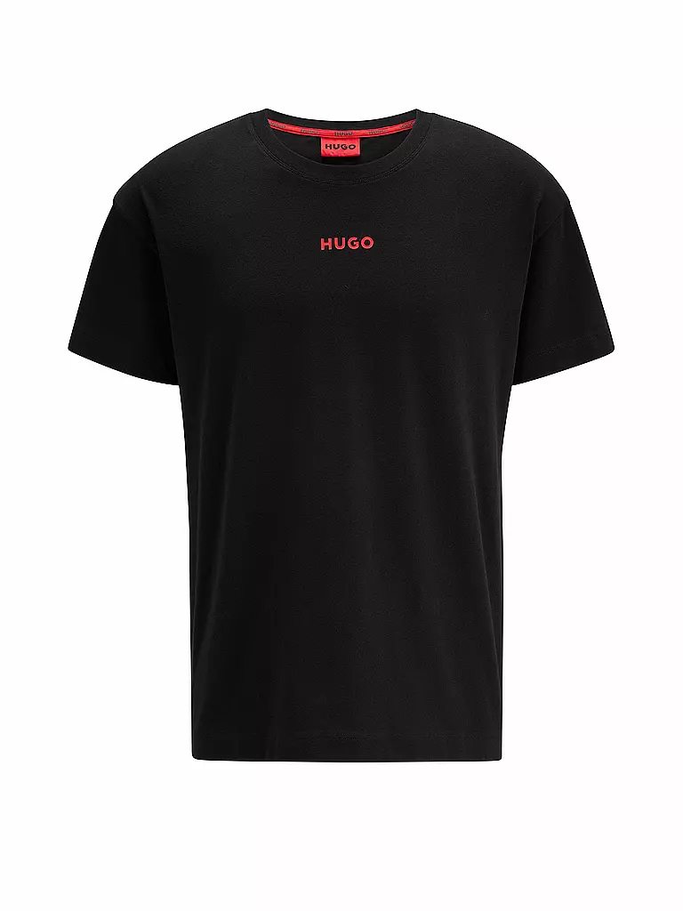 HUGO | T-Shirt - Loungeshirt | schwarz