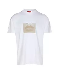 HUGO | T-Shirt  | weiss