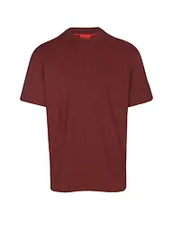 HUGO | T-Shirt  | dunkelrot