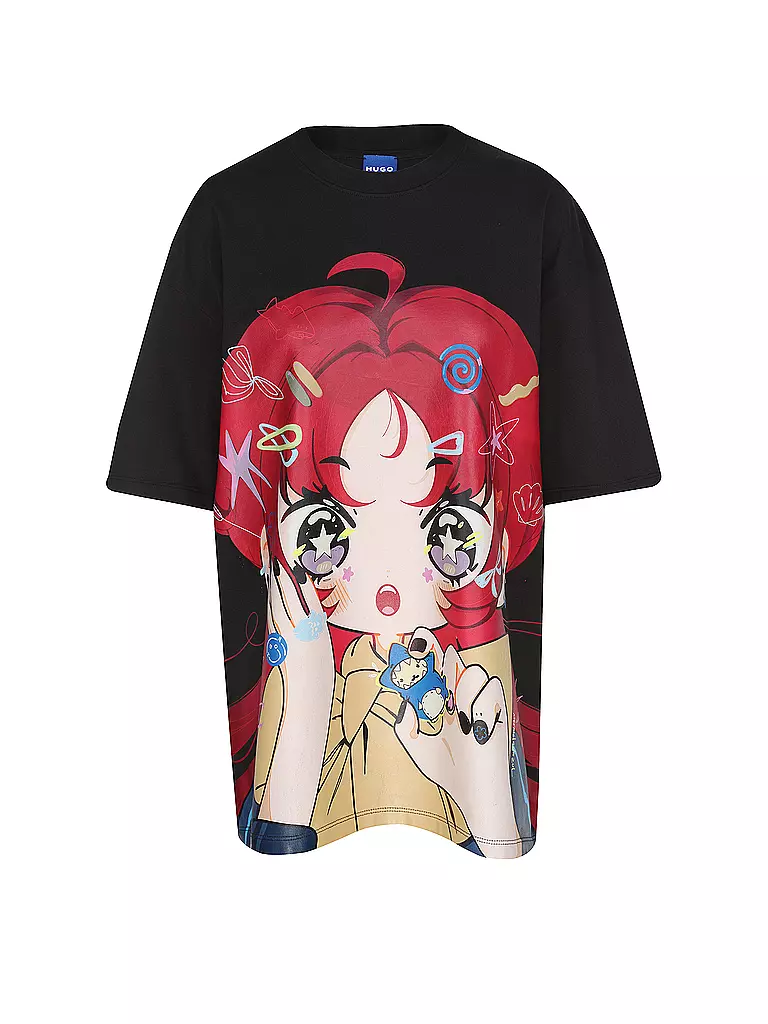 HUGO | T-Shirt  | schwarz