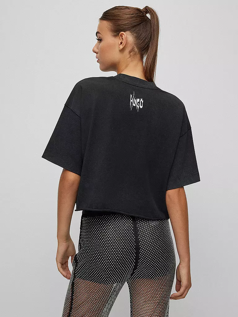 HUGO | T-Shirt  | schwarz