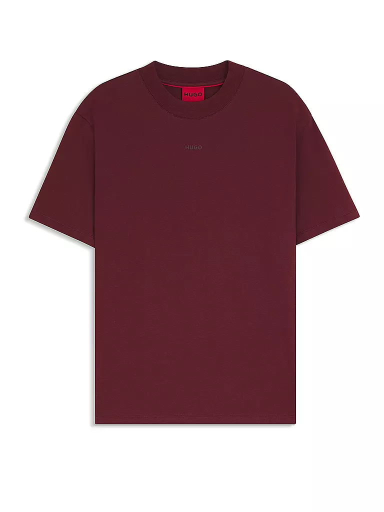 HUGO | T-Shirt  | dunkelrot