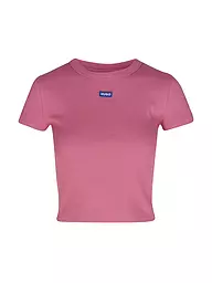 HUGO | T-Shirt Cropped Fit | rosa