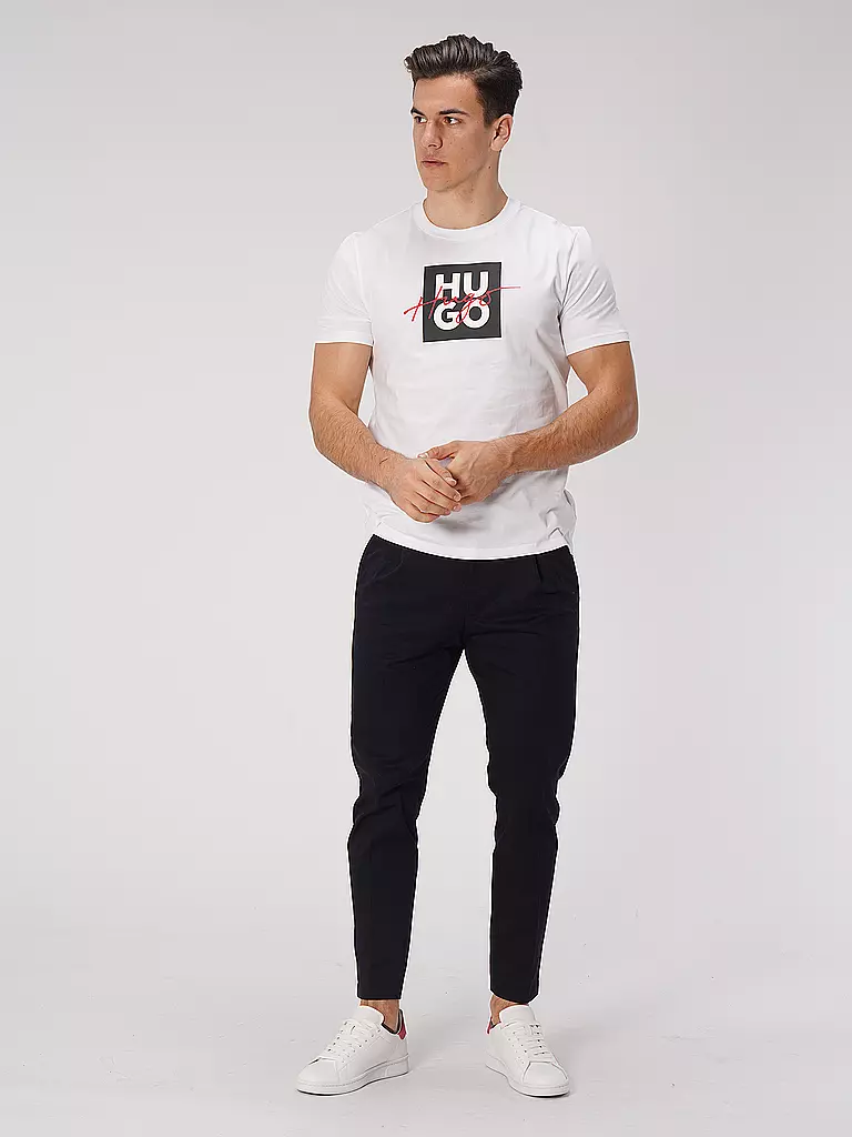 HUGO | T-Shirt DALPACA | weiss