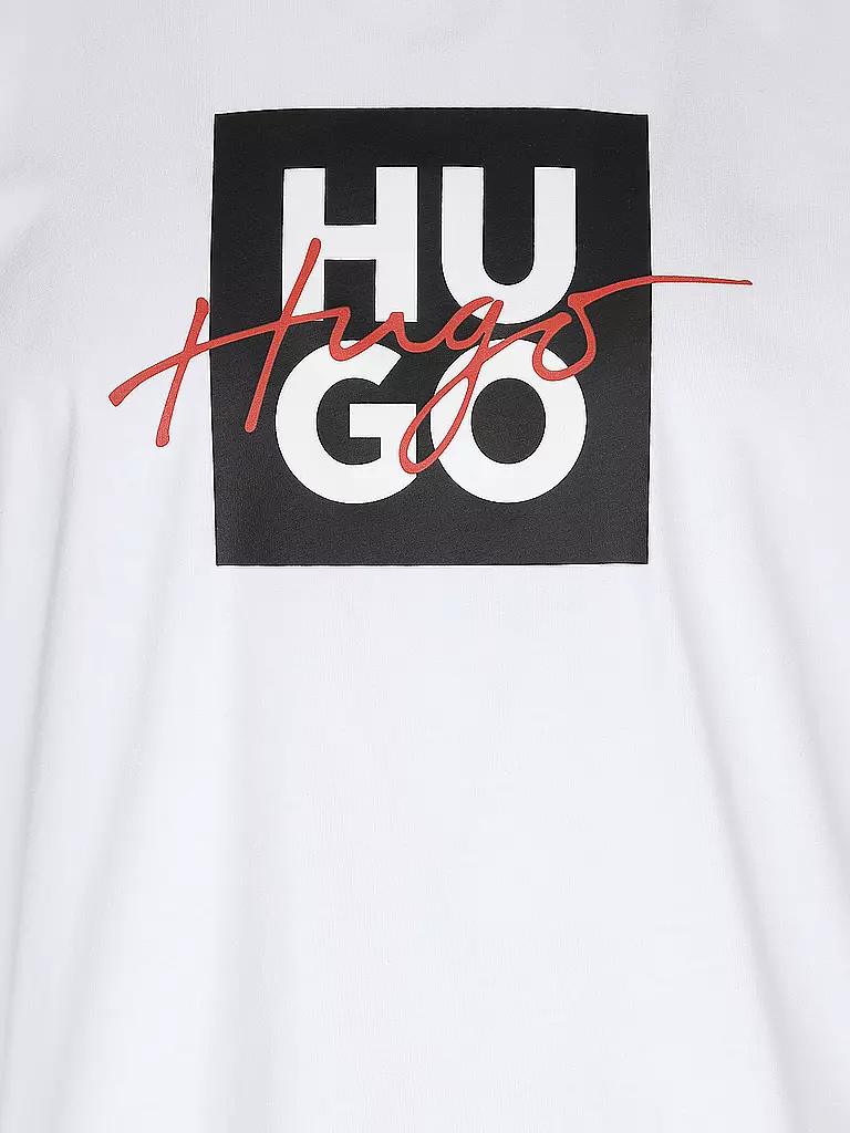 HUGO | T-Shirt DALPACA | weiss