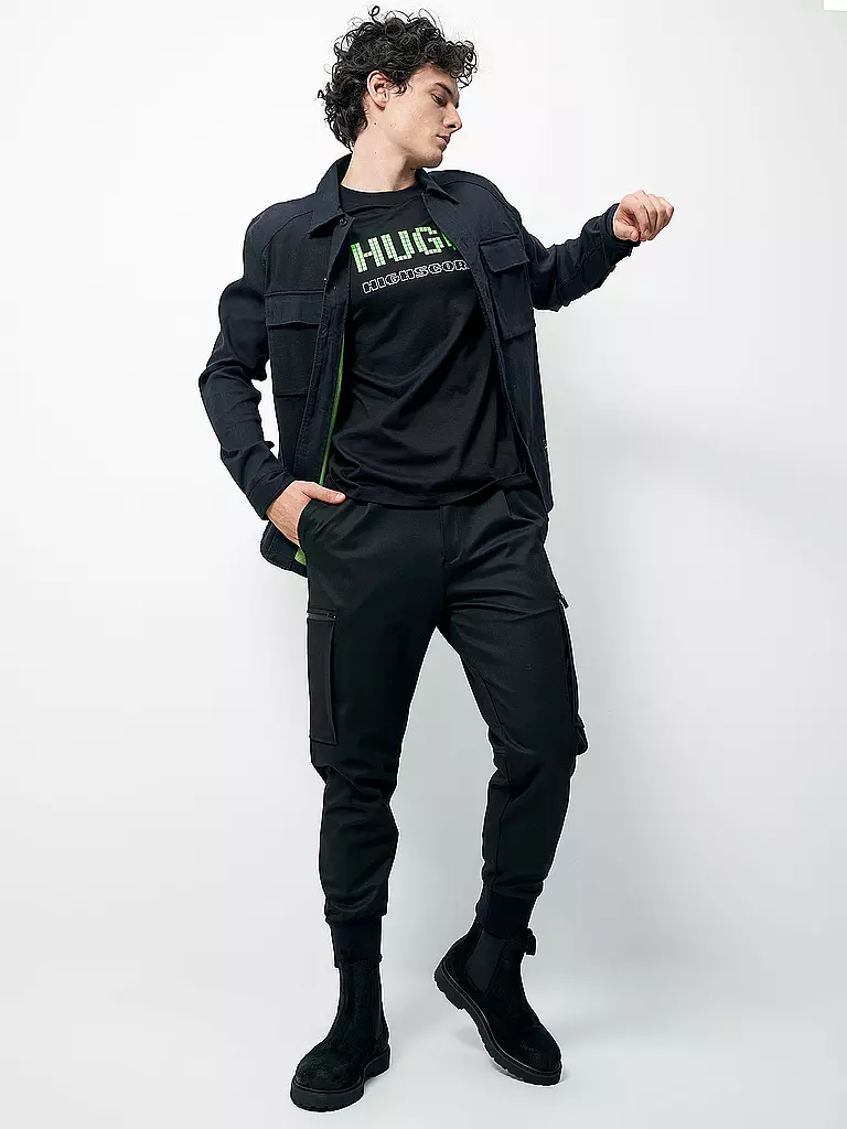 HUGO | T-Shirt Damer | schwarz