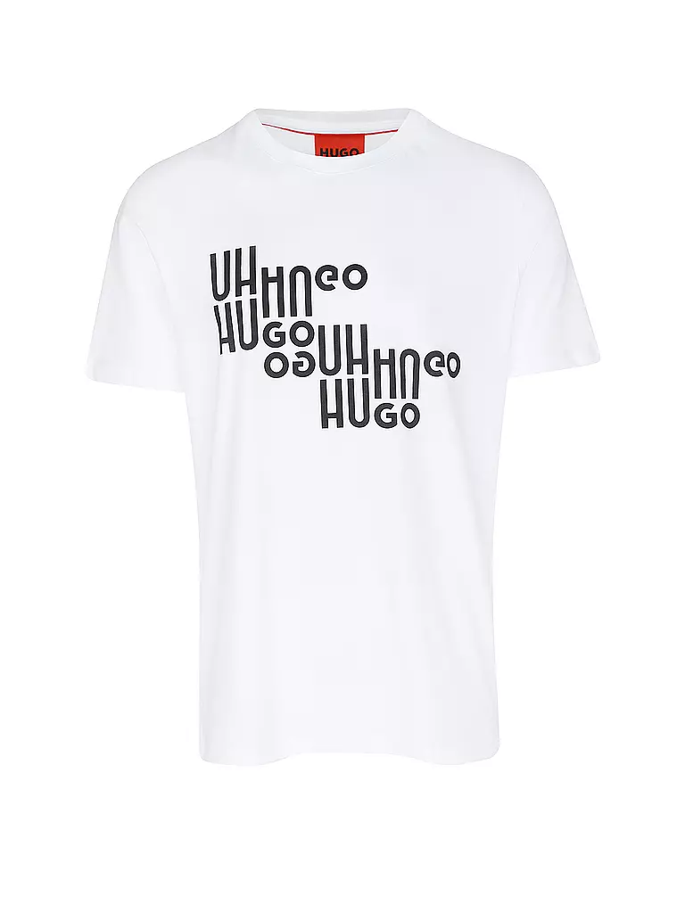 HUGO | T-Shirt DAVALON | weiss