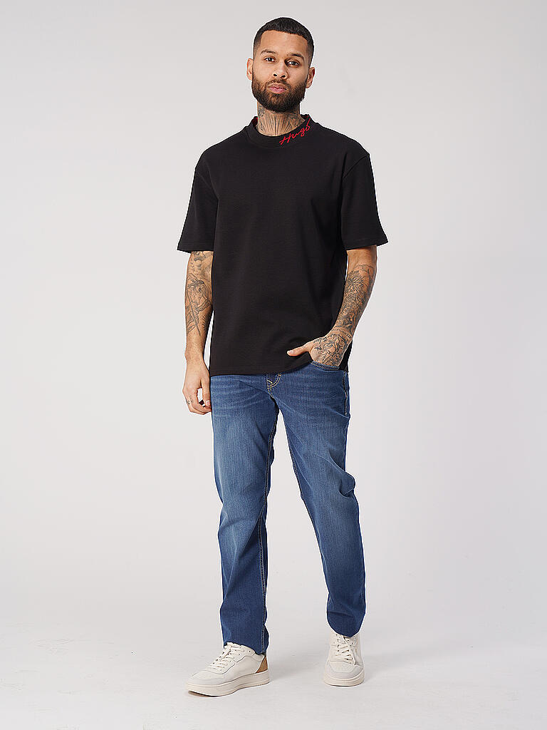 HUGO | T-Shirt DEMMING | schwarz