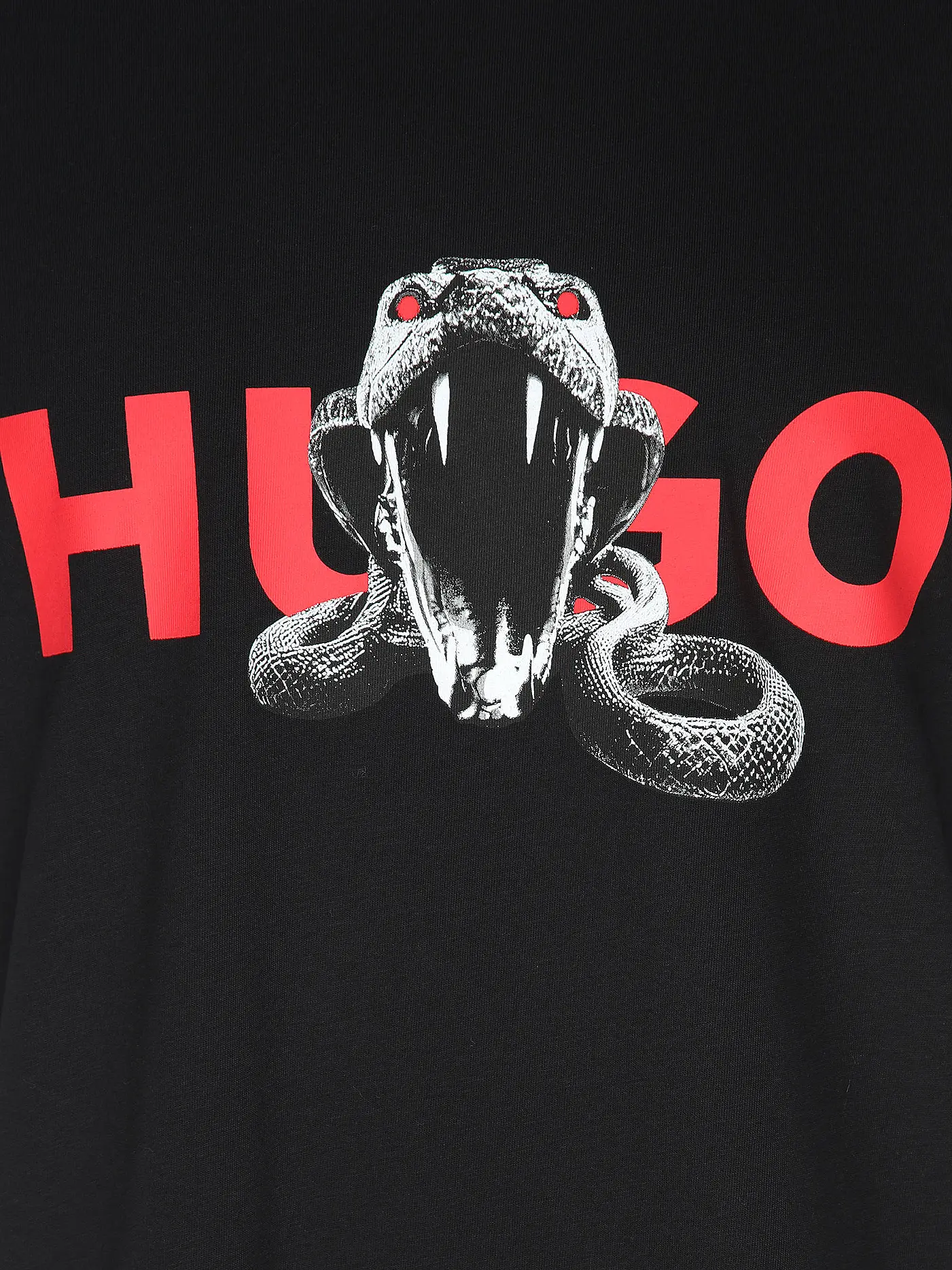 HUGO | T-Shirt DEYLADEC | schwarz