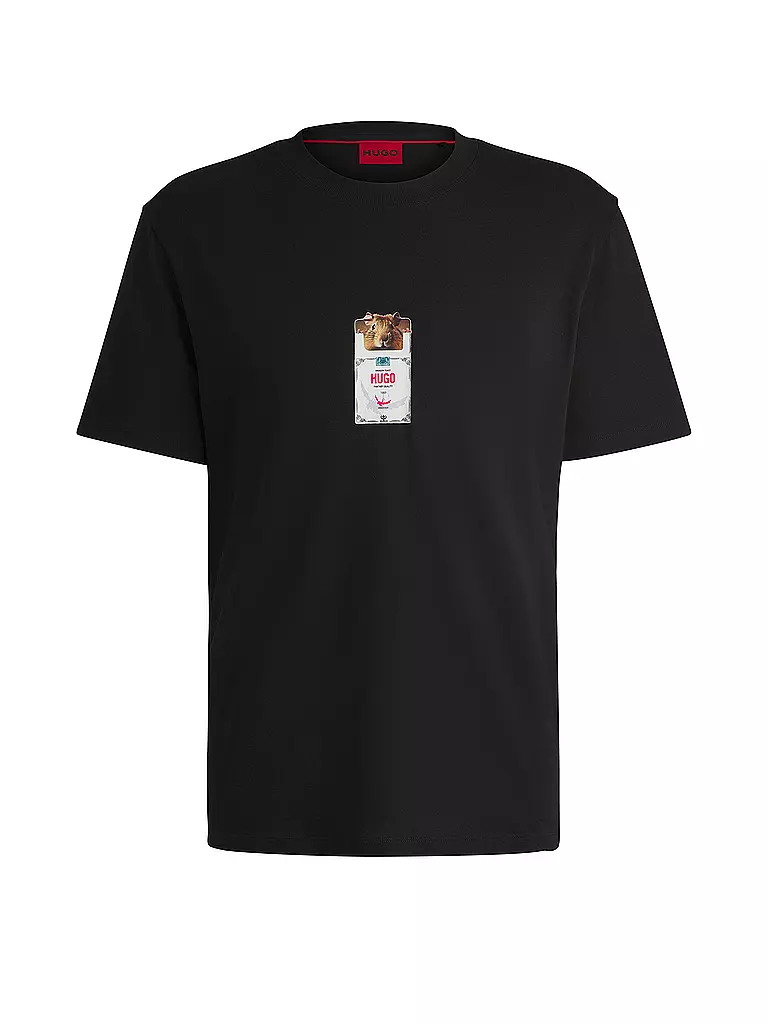 HUGO | T-Shirt DILESSES | schwarz