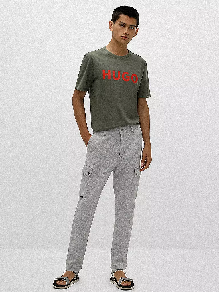 HUGO | T-Shirt DULIVIO | grün