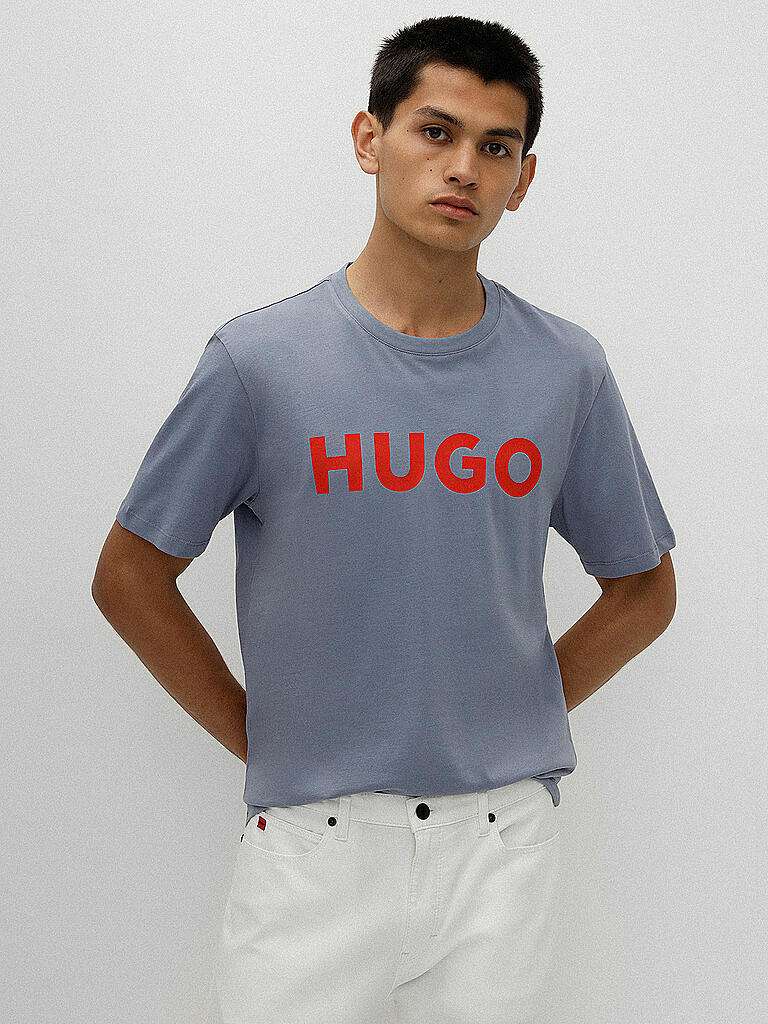 HUGO | T-Shirt DULIVIO | hellgrau