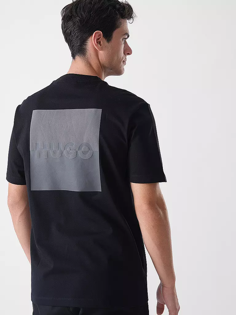 HUGO | T-Shirt DUSPLITO | schwarz