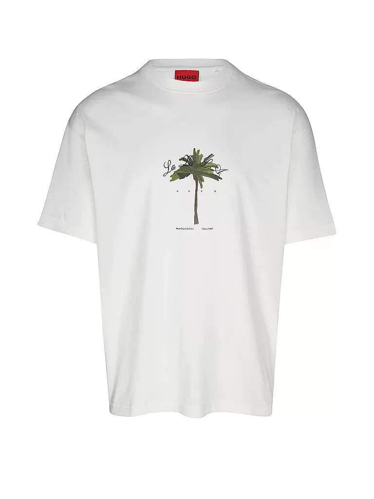 HUGO | T-Shirt DUWOM | weiss