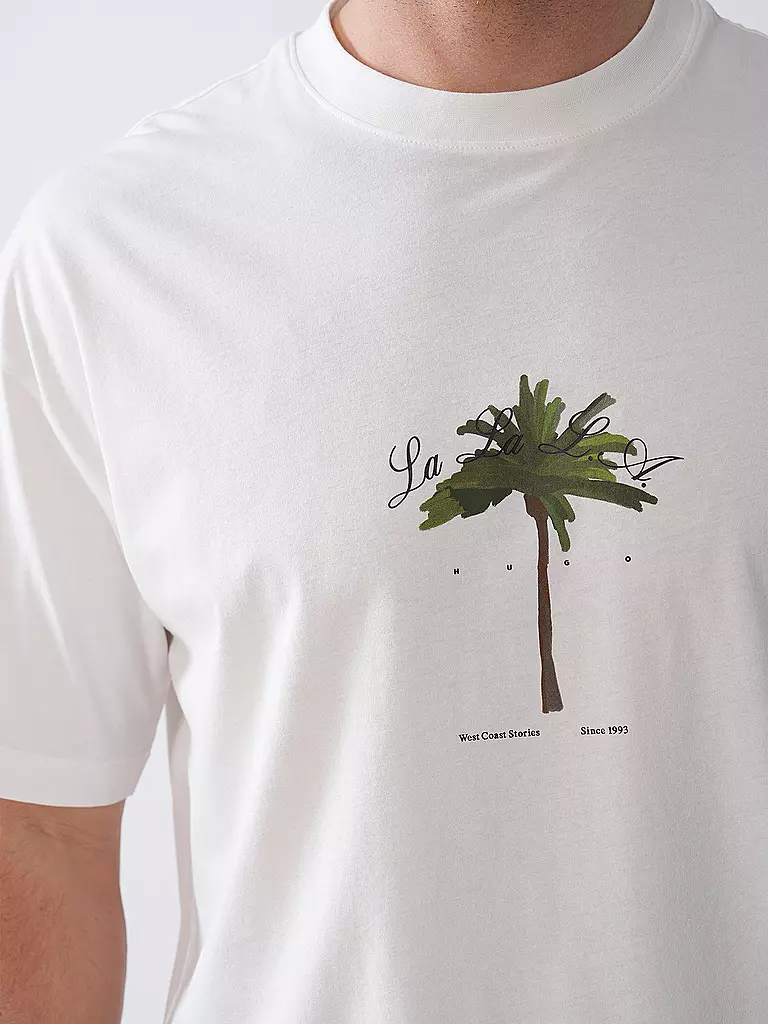 HUGO | T-Shirt DUWOM | weiss