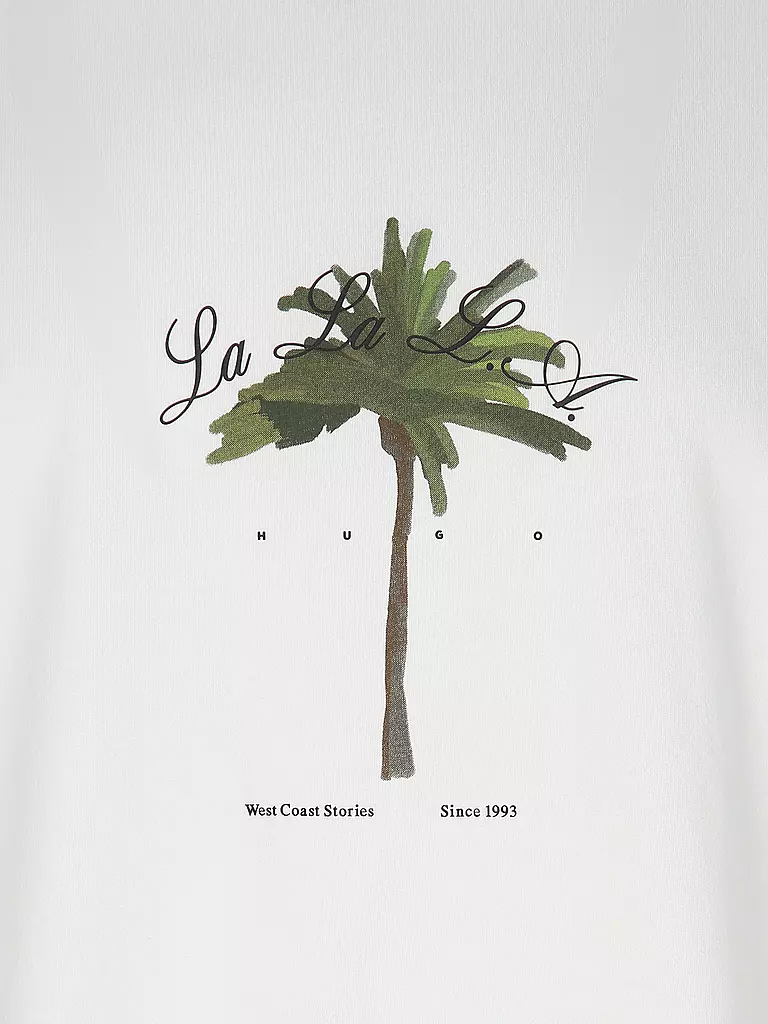 HUGO | T-Shirt DUWOM | weiss