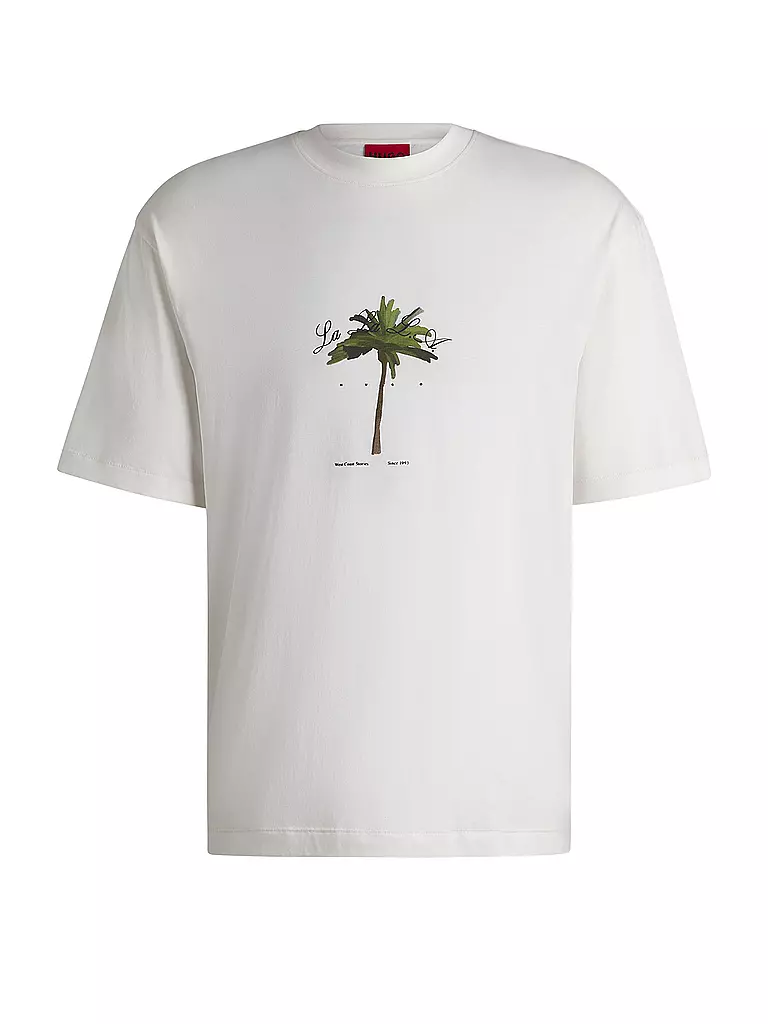 HUGO | T-Shirt DUWOM | weiss