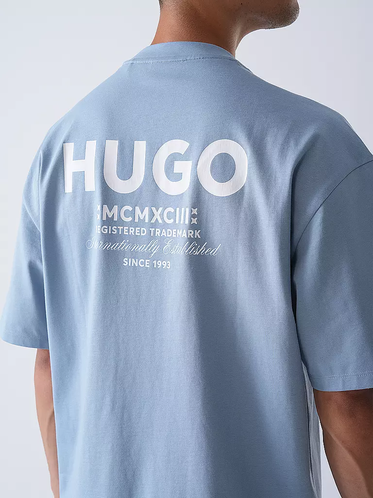 HUGO | T-Shirt NALONO | weiss