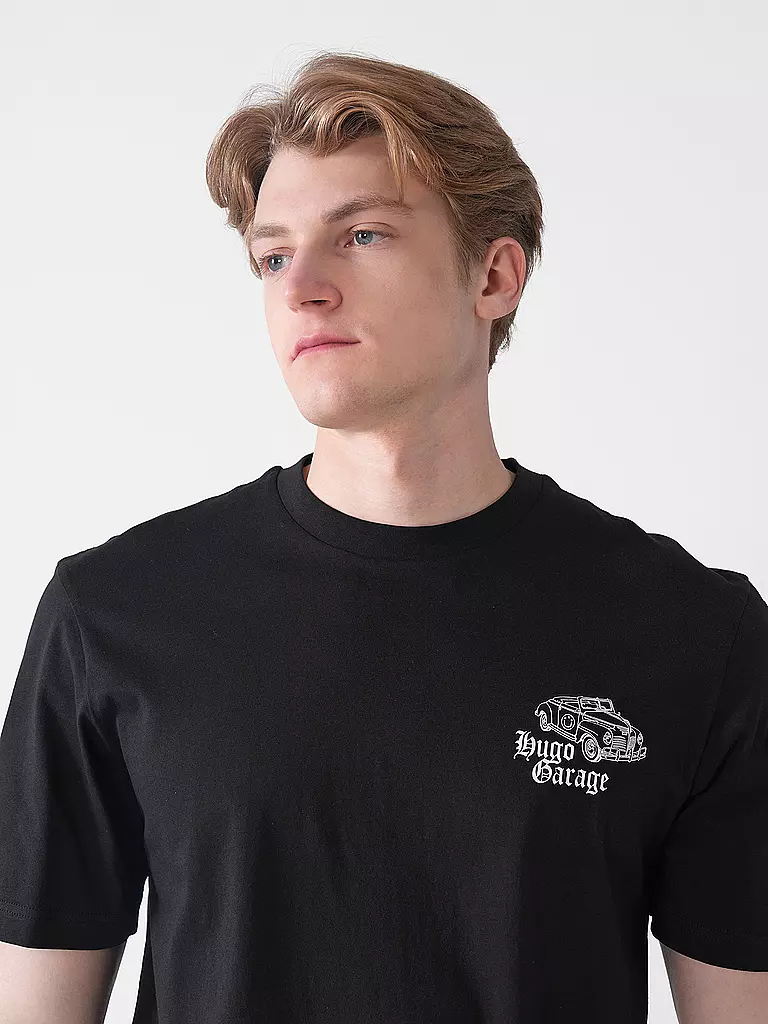 HUGO | T-Shirt NATOPU | schwarz