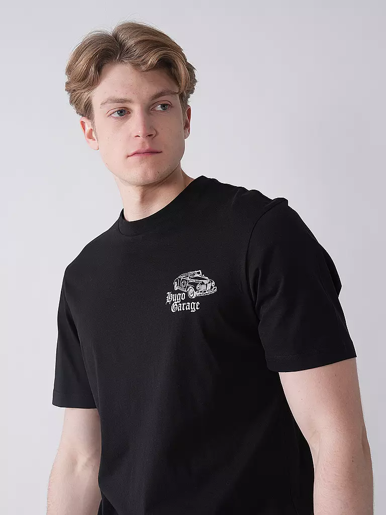 HUGO | T-Shirt NATOPU | schwarz