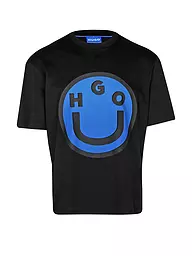 HUGO | T-Shirt NIMPER | schwarz