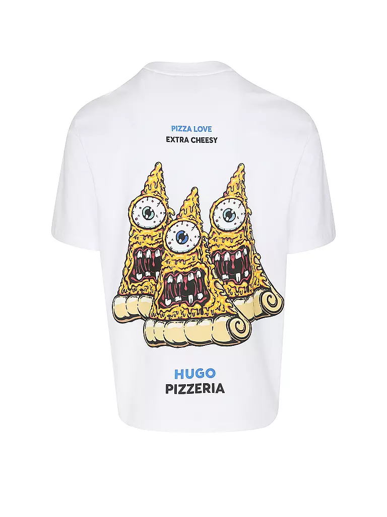 HUGO | T-Shirt NIZZERIO | weiss
