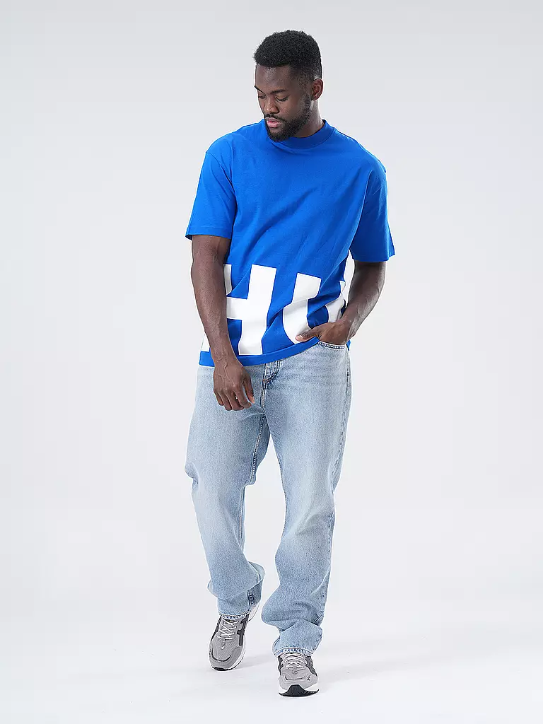 HUGO | T-Shirt Oversized Fit NANNAVARO | blau