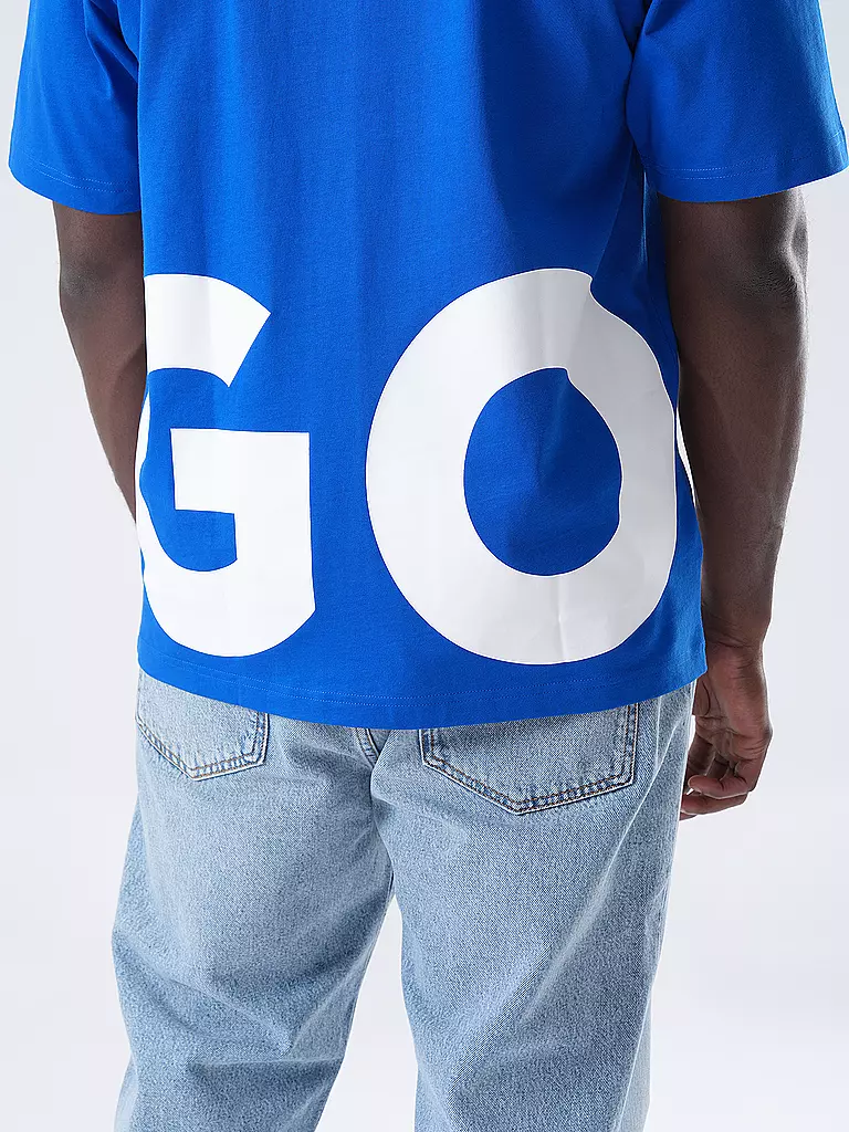 HUGO | T-Shirt Oversized Fit NANNAVARO | blau