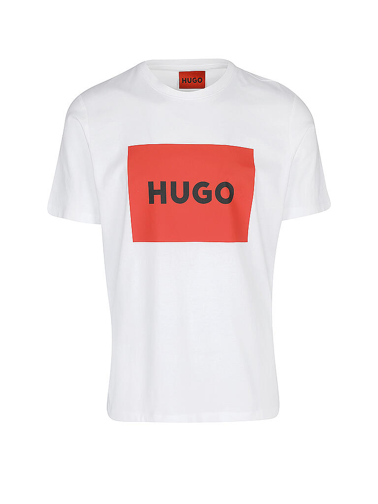 HUGO | T-Shirt Regular Fit DULIVE 222 | weiss