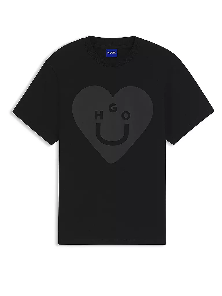 HUGO | T-Shirt VINTAGE | schwarz