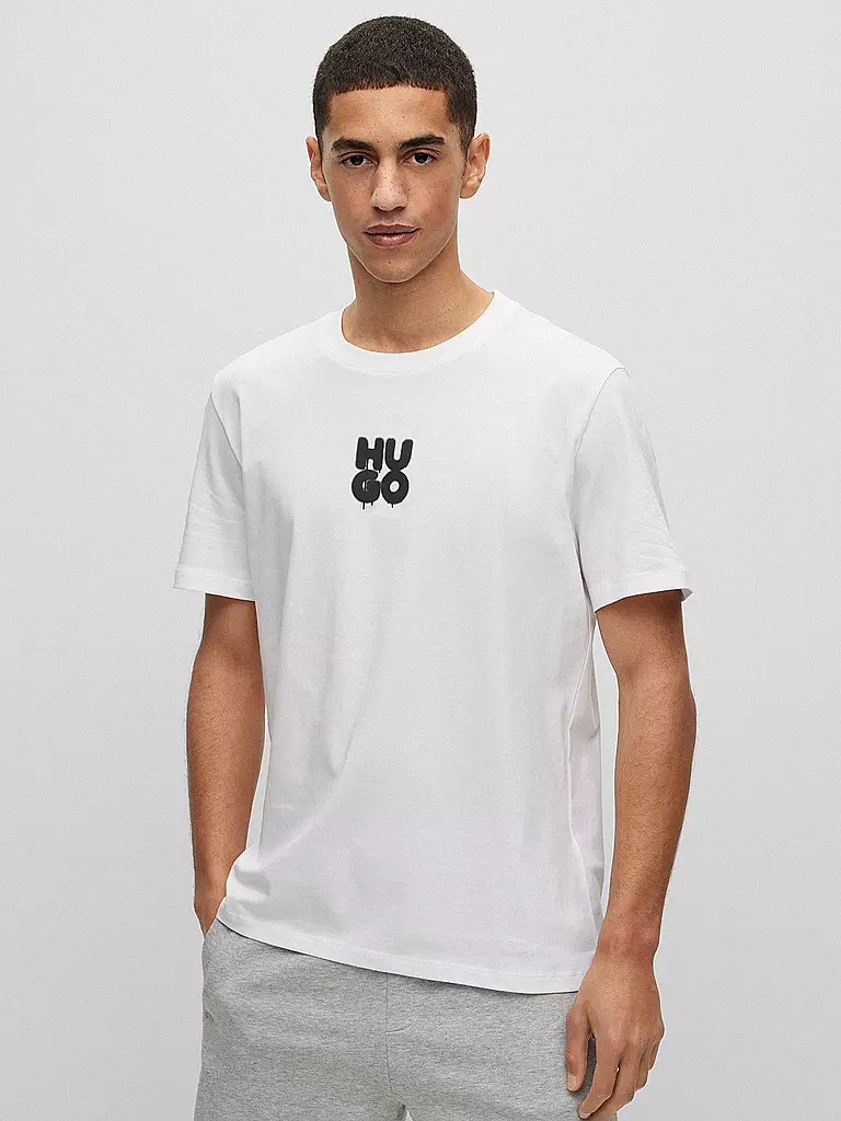 HUGO | T-Shirt | weiss