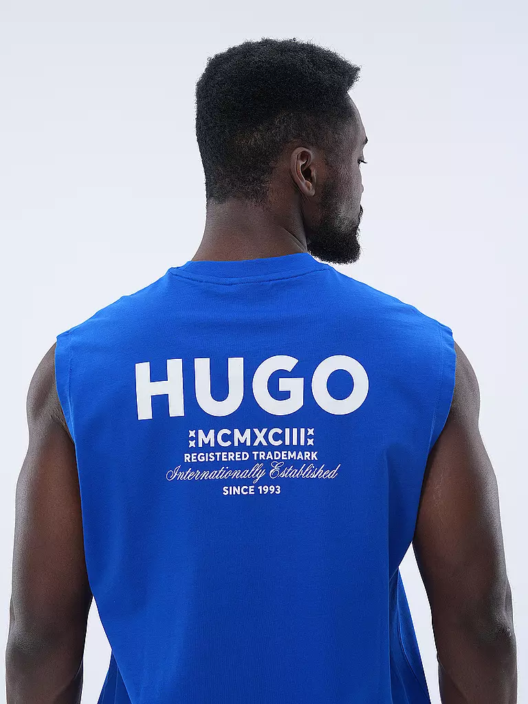 HUGO | Tanktop NANCOSO | blau
