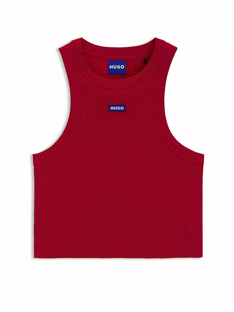 HUGO | Top Cropped Fit | rot